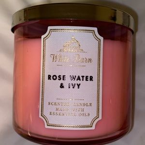 Rose water ivy 🌹 3wick candle ✨